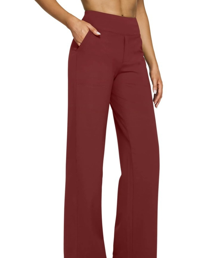 Urban Comfort High Waist Wide Leg Pants