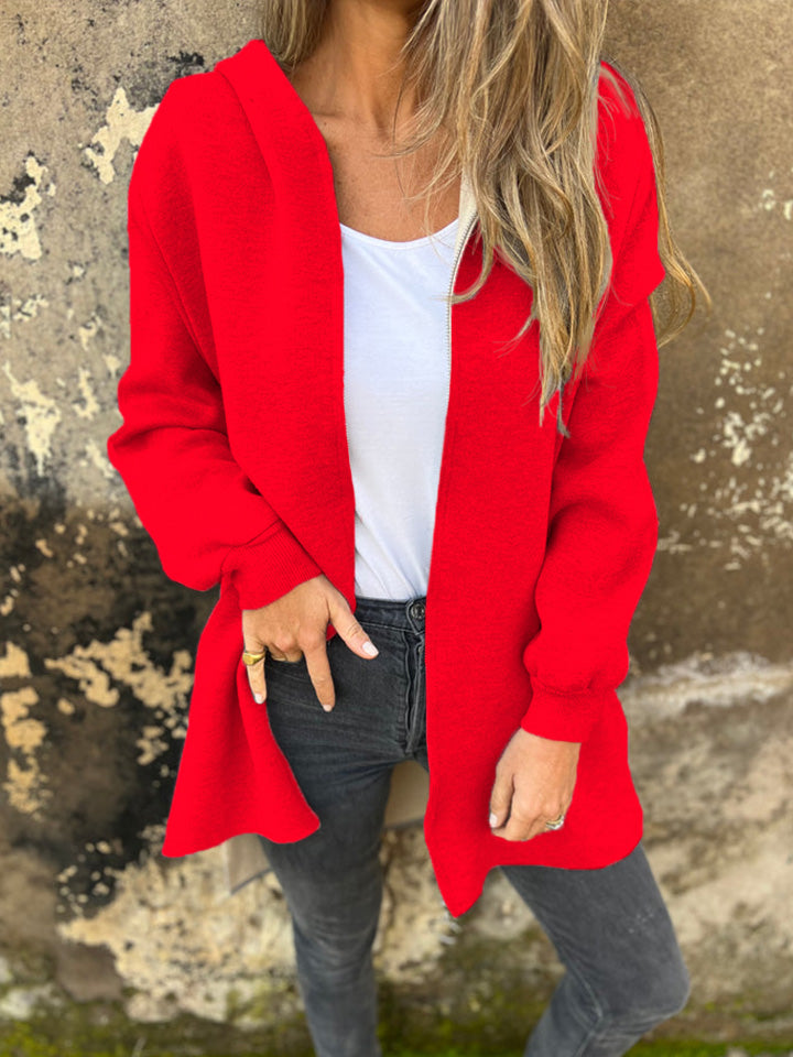 CLEARANCE SALE🔥 Round Neck Zipper Long Sleeve Casual Jacket