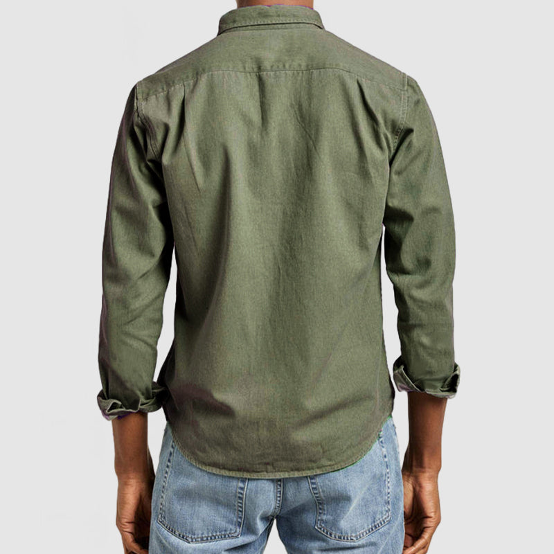 CLEARANCE SALE🔥 Men's Casual Cotton Basic Shirt