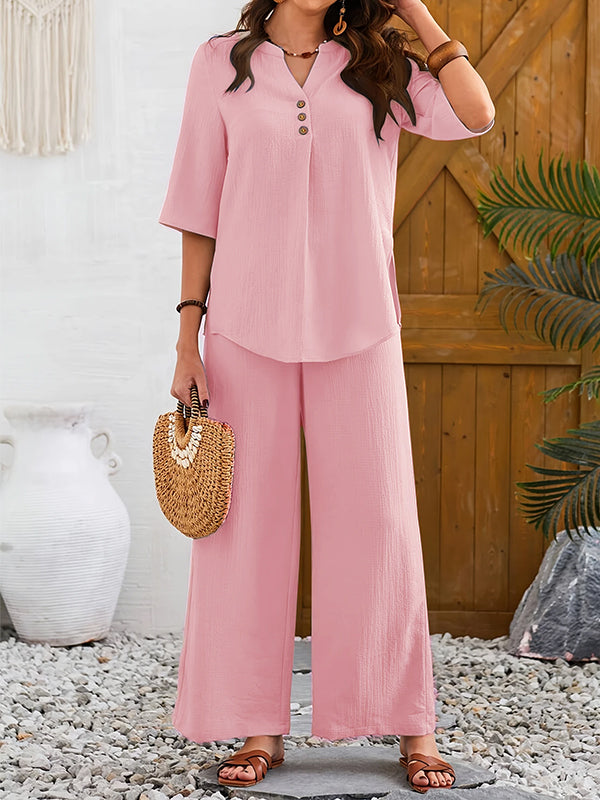 ⏰ LAST DAY SAVE 50% 💥Women's Cotton Casual Loose Suit