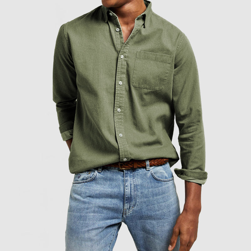 CLEARANCE SALE🔥 Men's Casual Cotton Basic Shirt