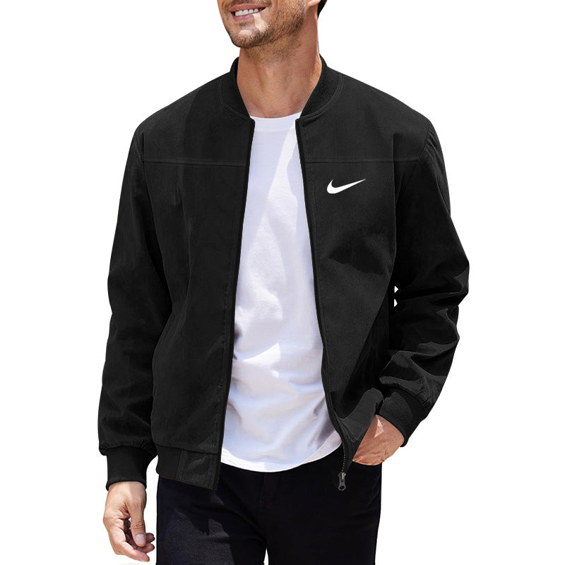 2026 Men's Suede Bomber Jacket