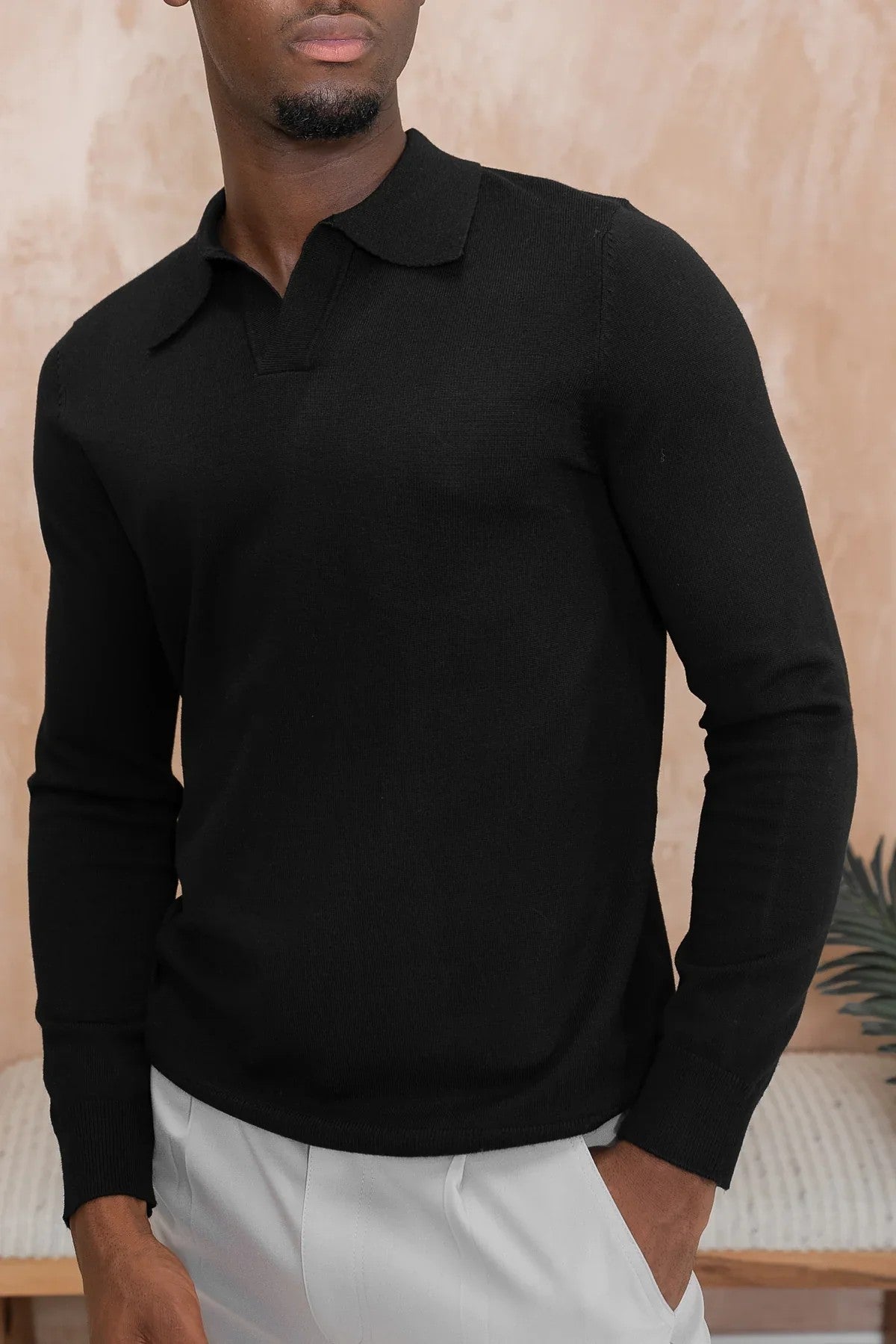 CLEARANCE🔥 Men's Casual Comfortable Collared Long-Sleeved Polo Shirt