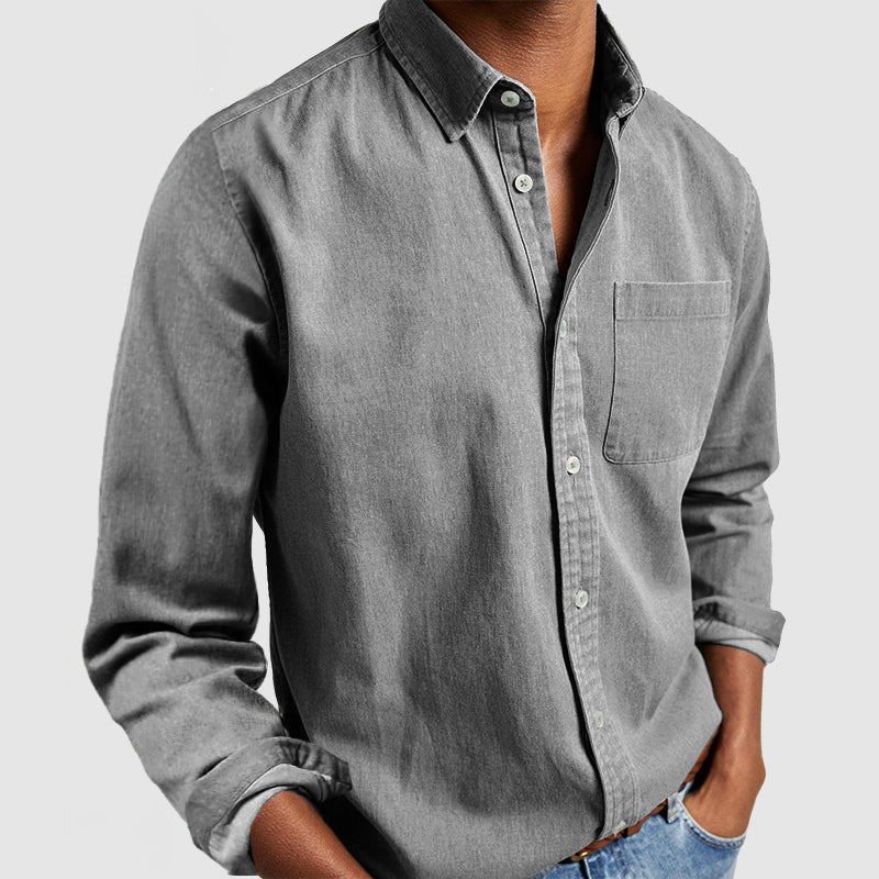 CLEARANCE SALE🔥 Men's Casual Cotton Basic Shirt