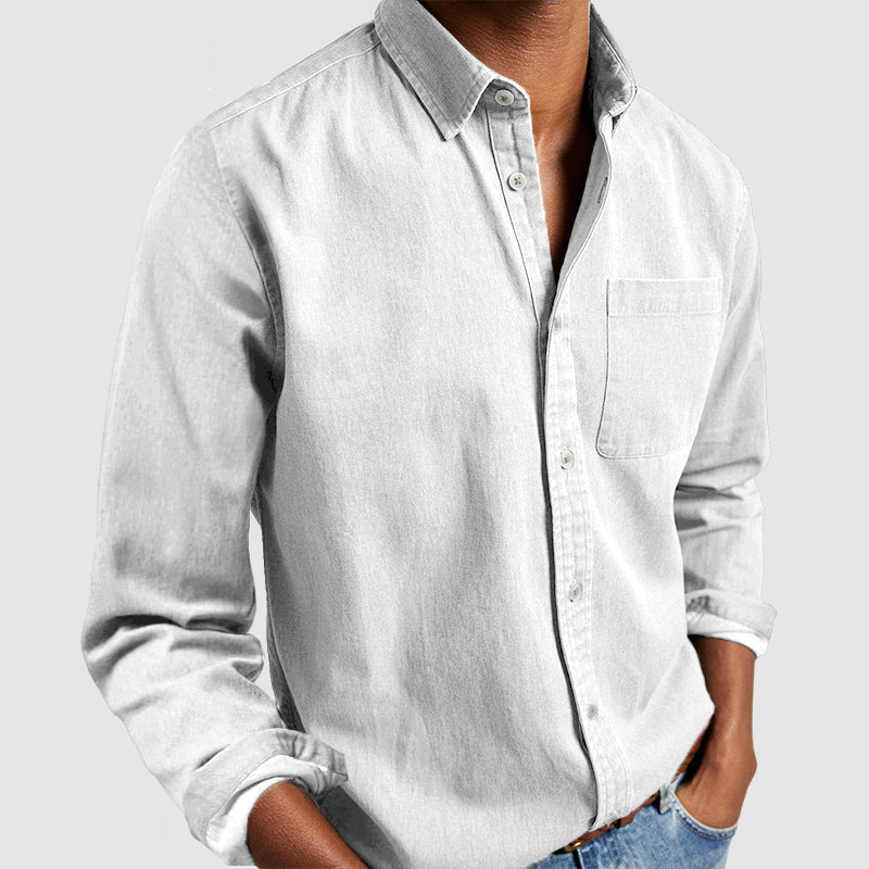 CLEARANCE SALE🔥 Men's Casual Cotton Basic Shirt