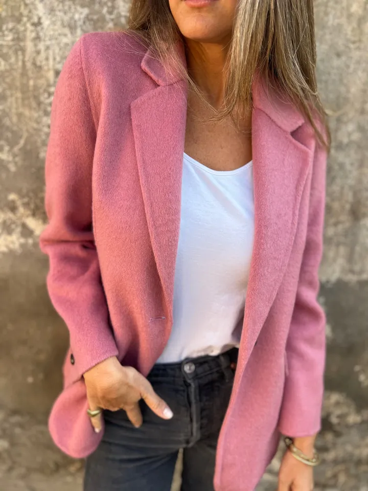 🔥NEW IN- 48% OFF- Women's Cotton Lapel Long Sleeve Casual Jacket