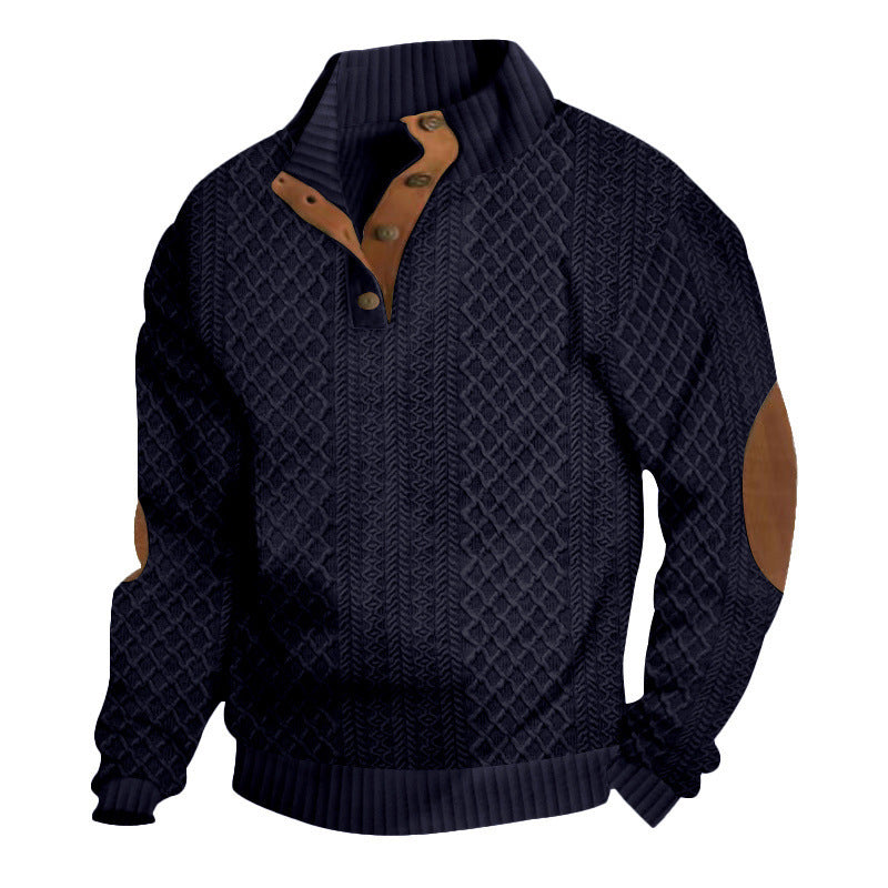 Heritage Classic Textured Collared Sweatshirt