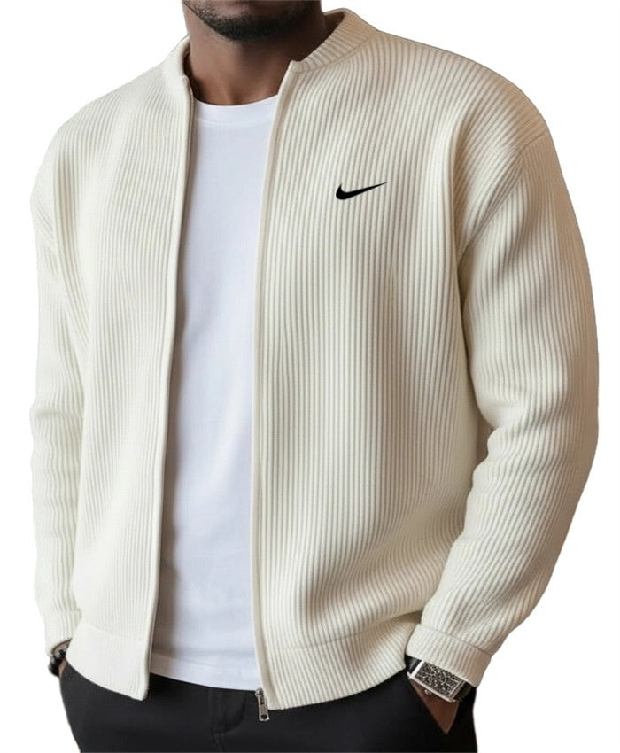 Everyday Ribbed Stand Zip Jacket