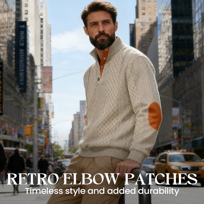 Heritage Classic Textured Collared Sweatshirt