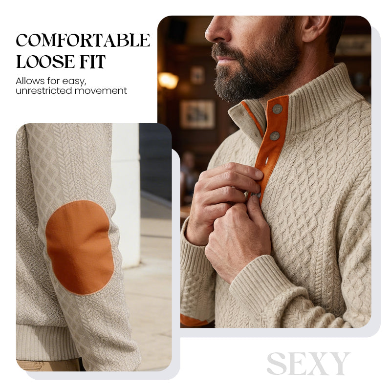 Heritage Classic Textured Collared Sweatshirt