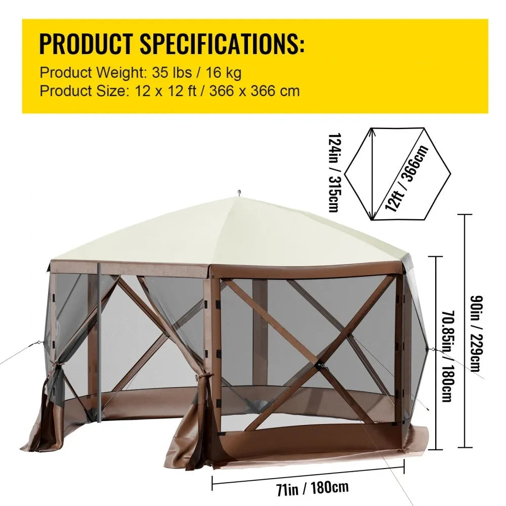 QuickCamp Instant Pop Up Gazebo
