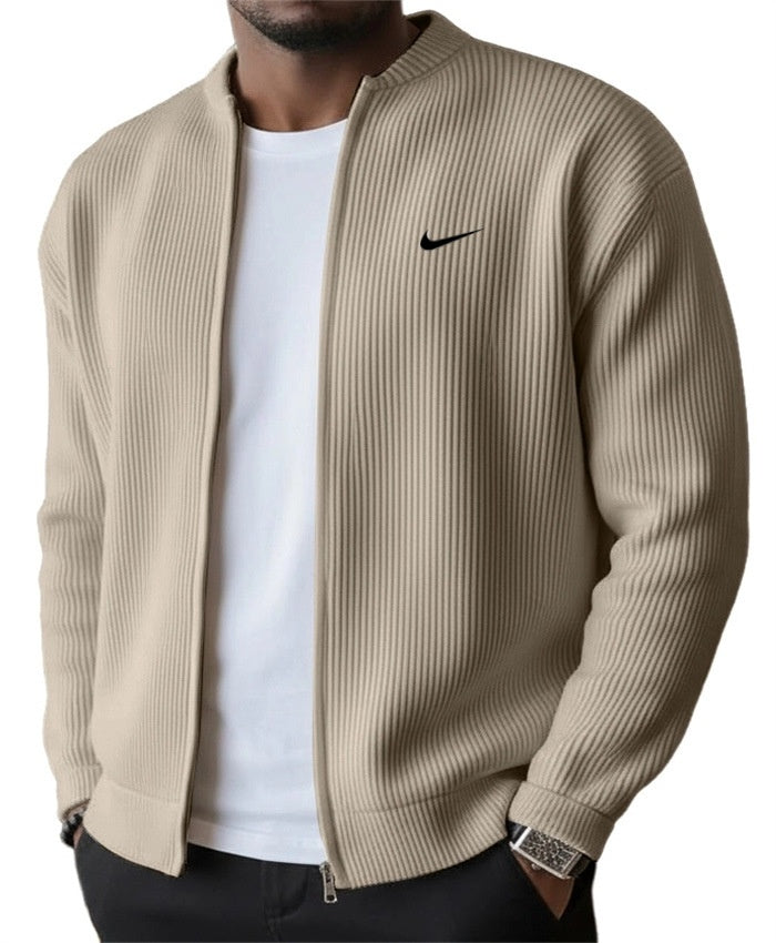 Everyday Ribbed Stand Zip Jacket